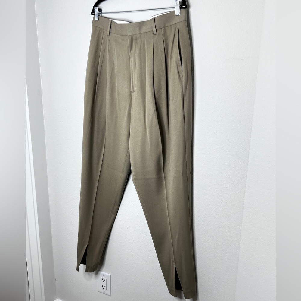 ASOS Design High Waist Slim Smart Pants with Front Split Mens Sz 36